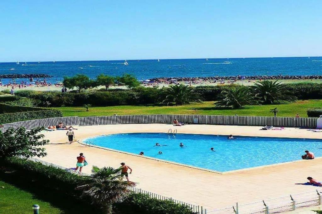 Les Rivages De Rochelongues, T3, Piscine, Clim, Parking Apartman Agde Kültér fotó